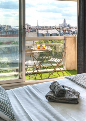 Apartment with terrace - Amazing view all over Paris - 825